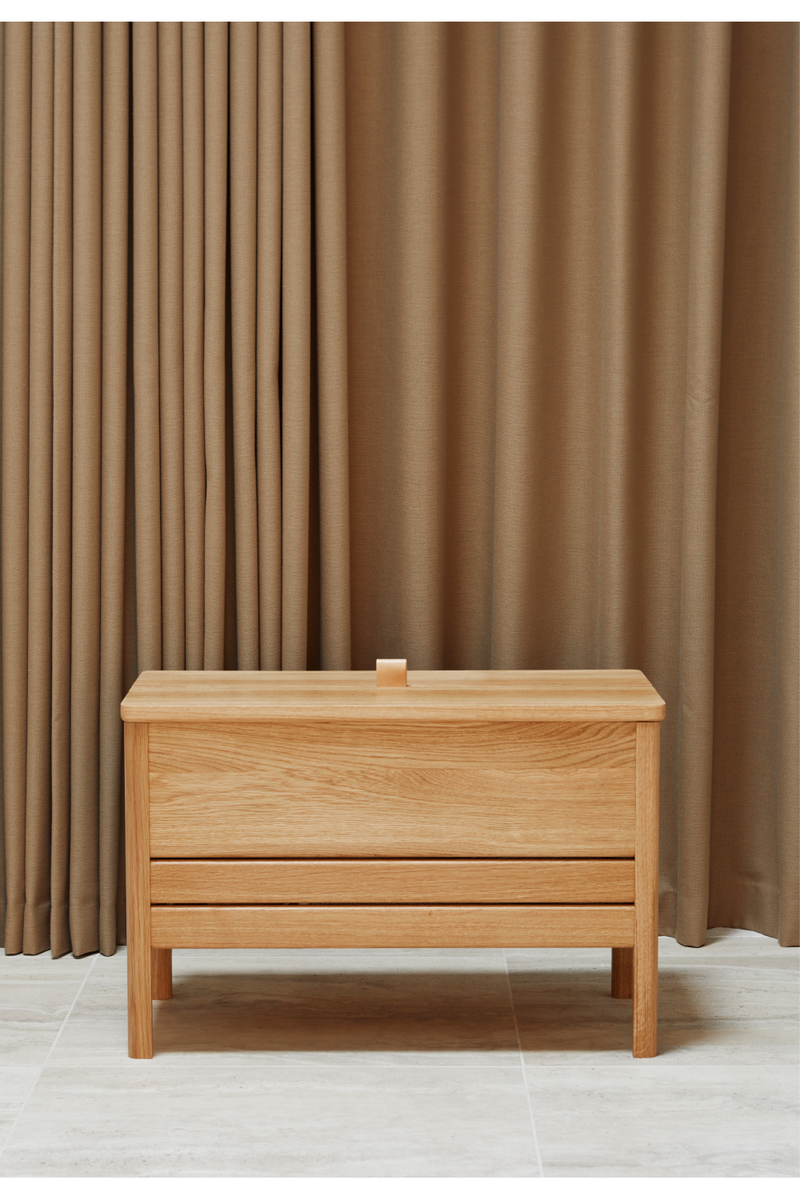 Solid Oak Storage Bench S | Form & Refine A Line | Oroatrade.com