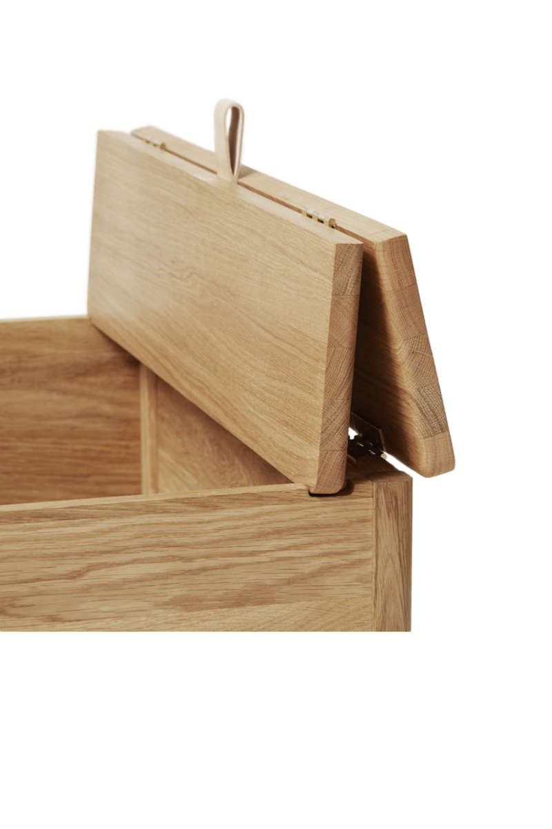 Solid Oak Storage Bench S | Form & Refine A Line | Oroatrade.com