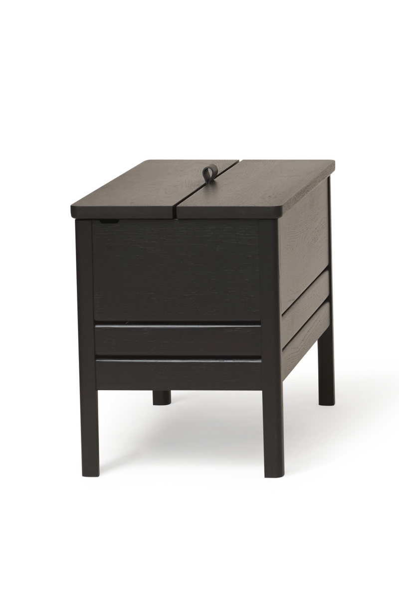 Black Oak Storage Bench S | Form & Refine A Line | Oroatrade.com