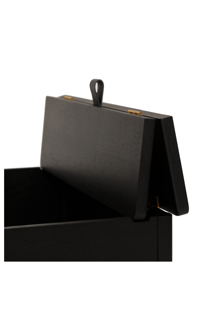 Black Oak Storage Bench S | Form & Refine A Line | Oroatrade.com