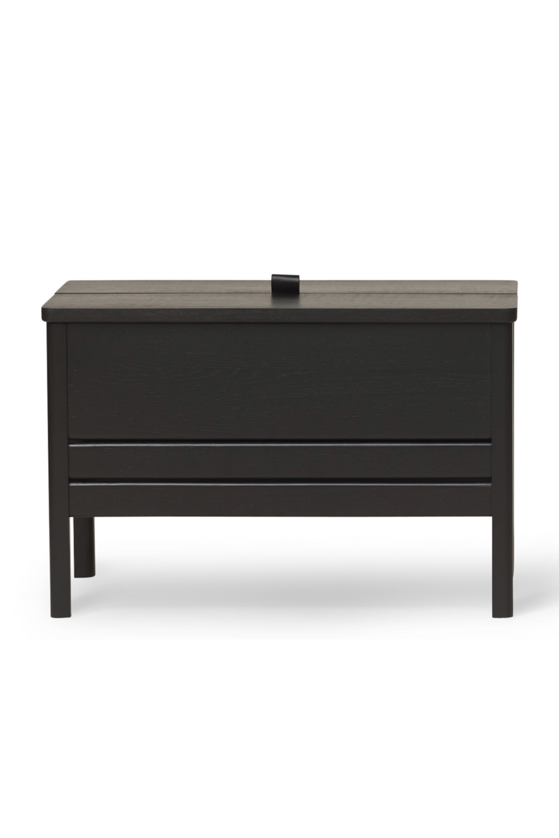 Black Oak Storage Bench S | Form & Refine A Line | Oroatrade.com