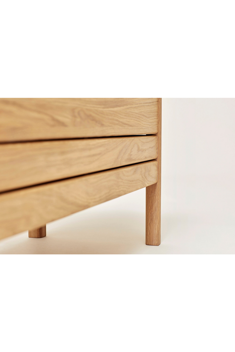 Solid Oak Storage Bench L | Form & Refine A Line | Oroatrade.com