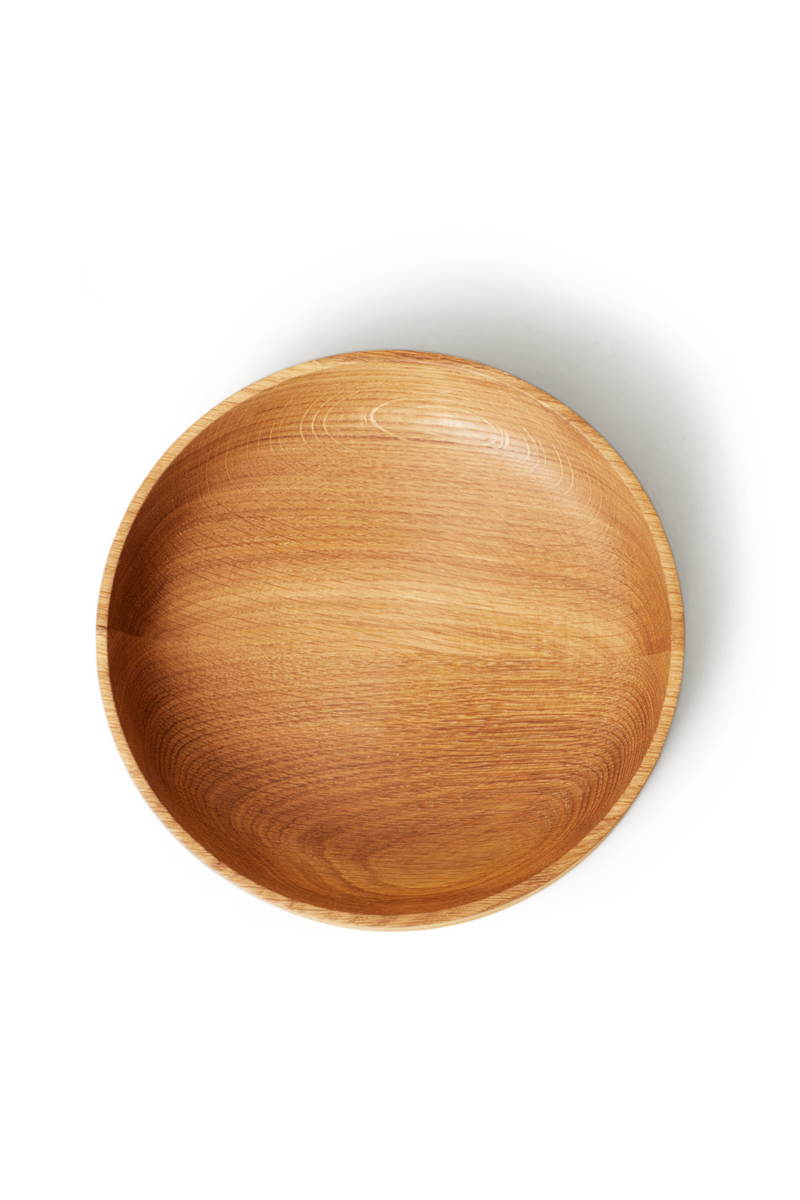 Solid Oak Bowl L | Form & Refine Section | Oroatrade.com