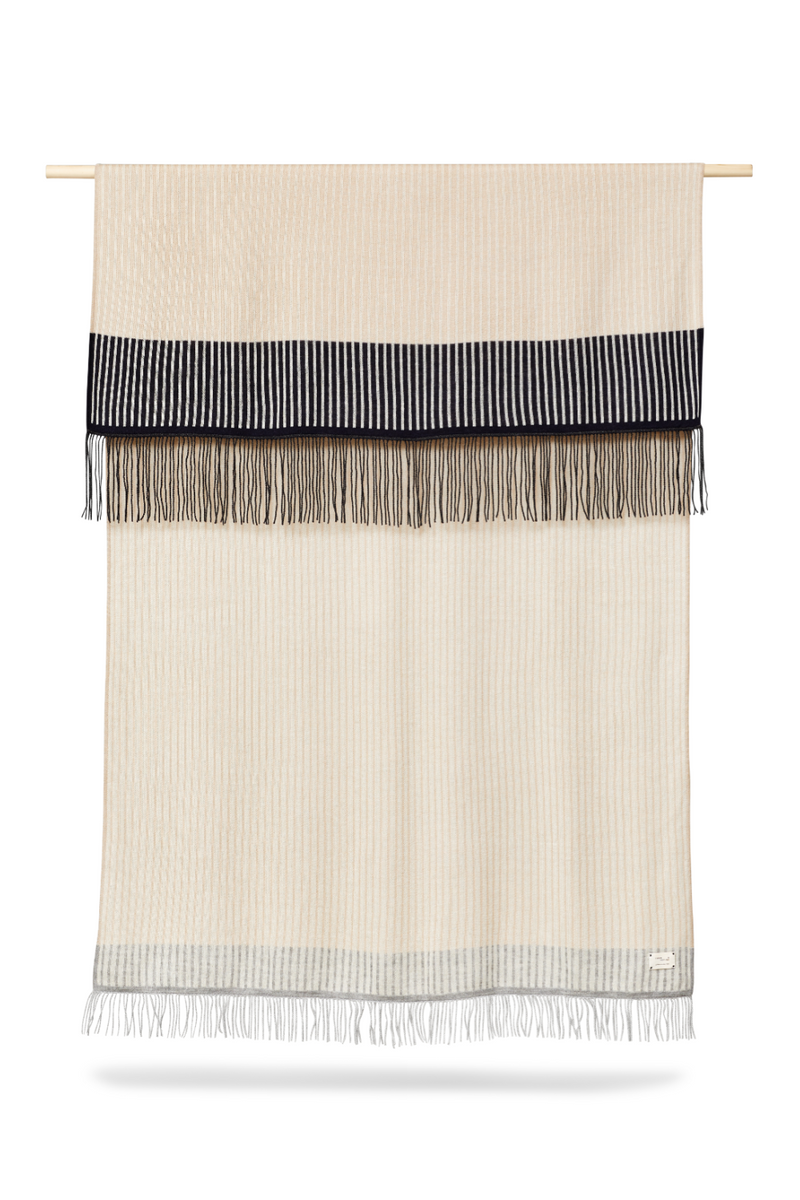 Stripes Gray Wool Plaid | Form & Refine Aymara | Oroatrade.com