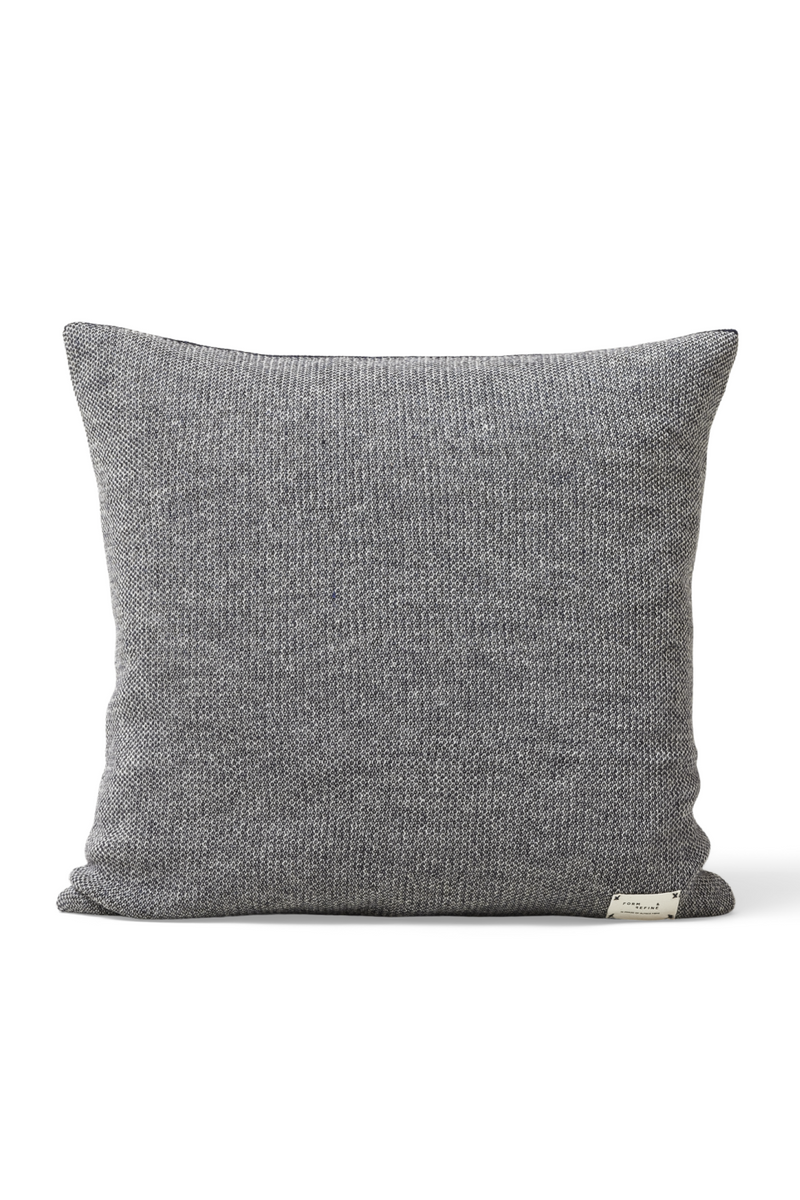 Gray Alpaca Wool Cushion | Form & Refine Aymara | Oroatrade.com