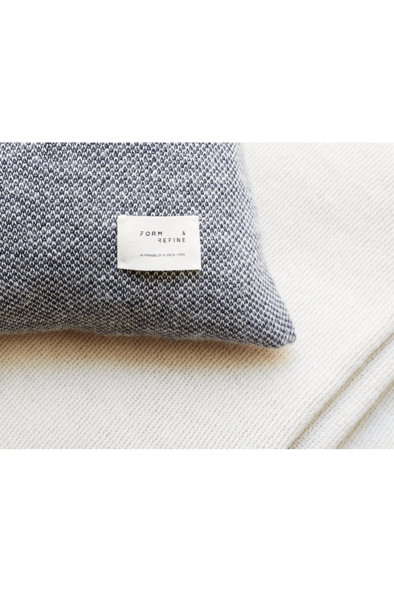 Gray Wool Rectangular Pillow | Form & Refine Aymara | Oroatrade.com