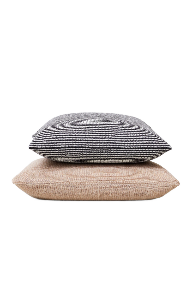 Light Brown Ribbed Rectangular Pillow | Form & Refine Aymara