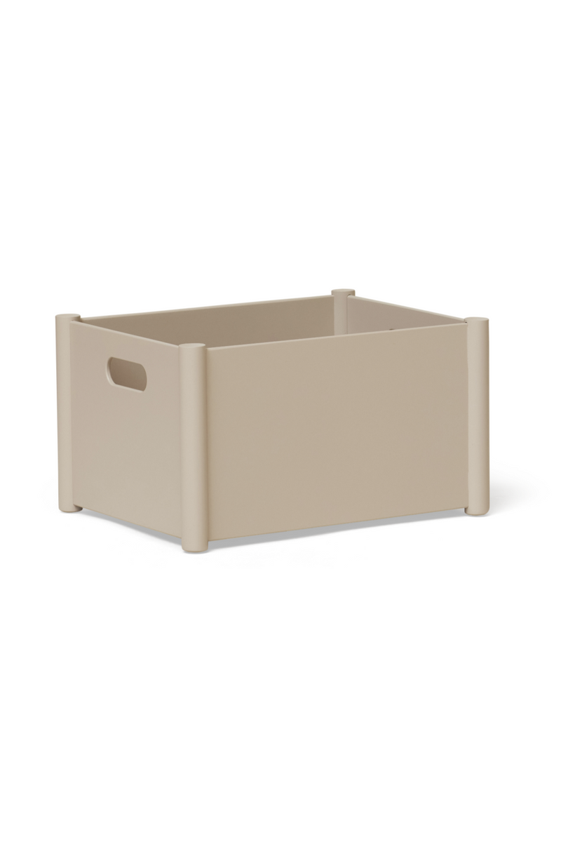 Gray Beech Storage Box M | Form & Refine Pillar | Oroatrade.com