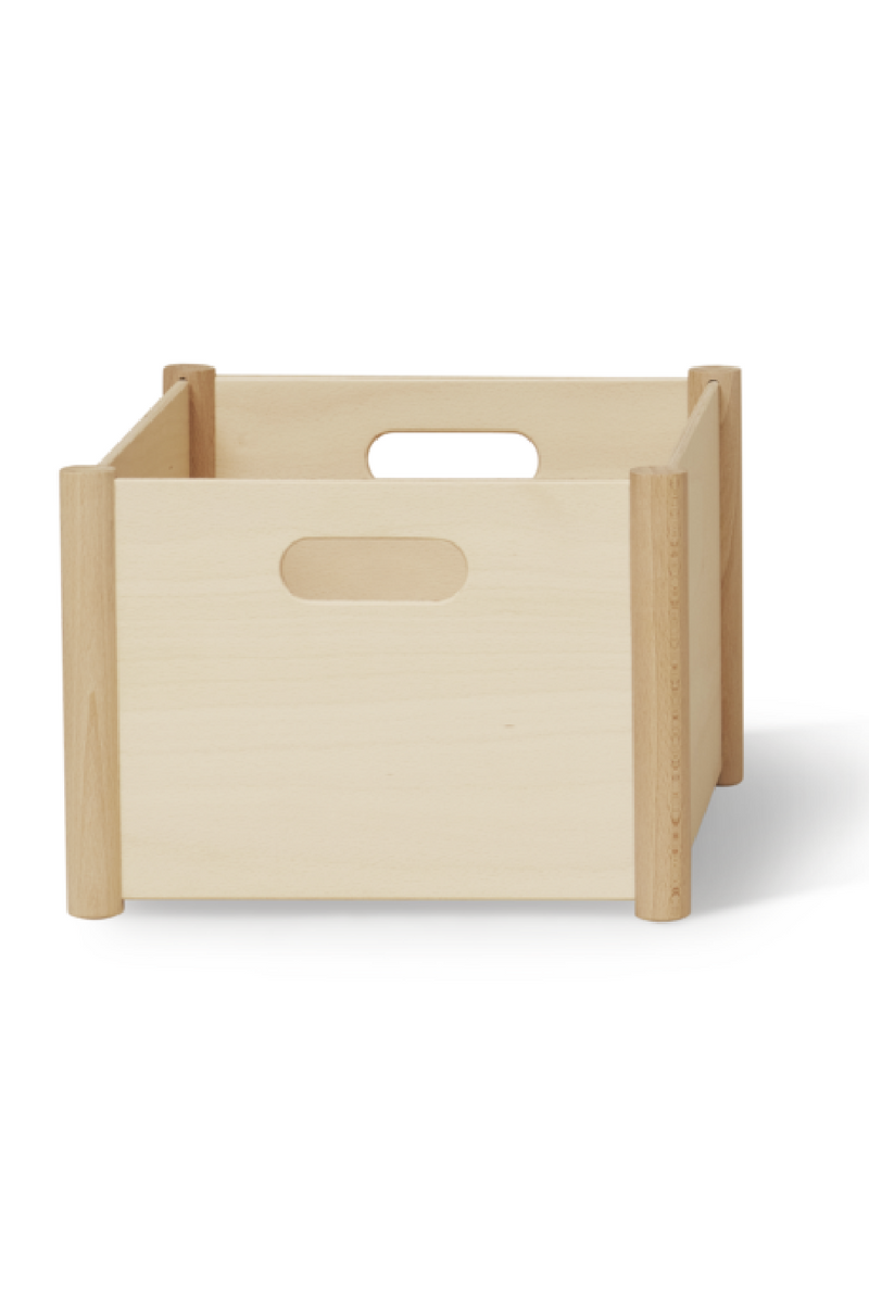 Natural Beech Storage Box L | Form & Refine Pillar | Oroatrade.com