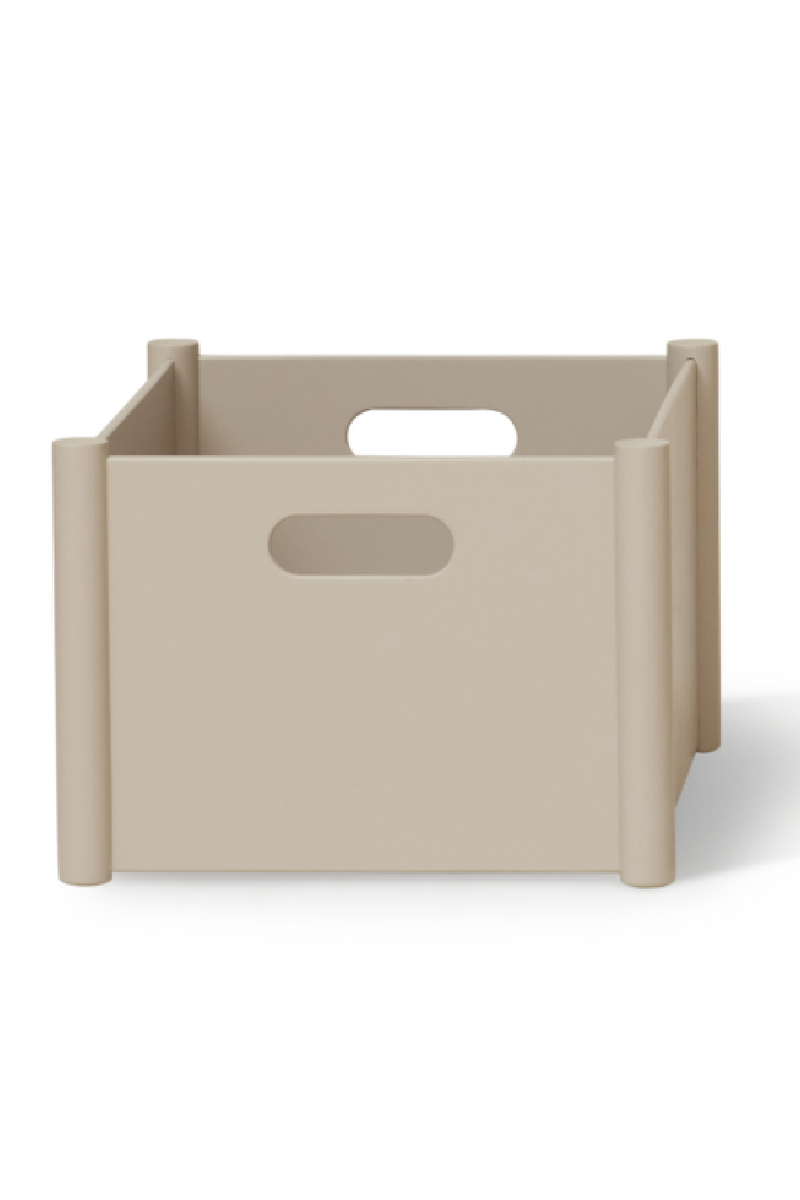 Gray Beech Storage Box L | Form & Refine Pillar | Oroatrade.com