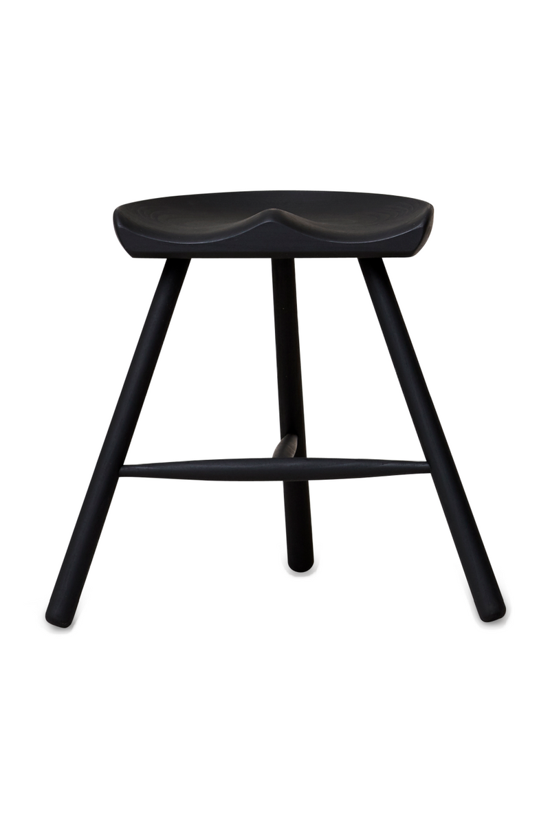 Black Beech Accent Stool | Form & Refine Shoemaker Chair™ | Oroatrade.com