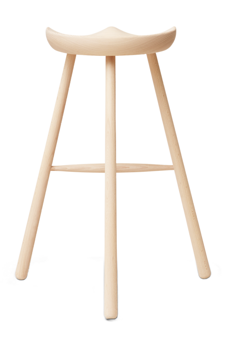 Oiled Beech Bar Stool | Form & Refine Shoemaker Chair™ | Oroatrade.com