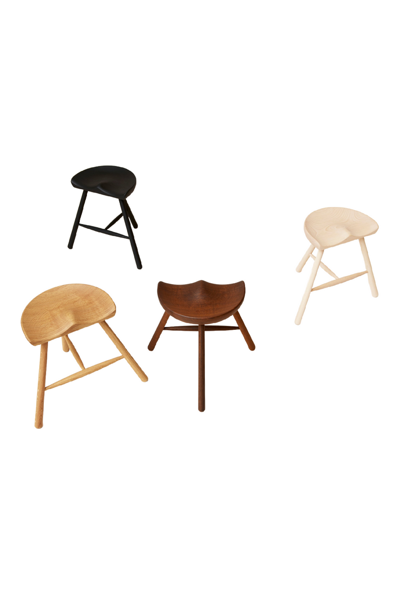 Smoked Oak Accent Stool | Form & Refine Shoemaker Chair™ | Oroatrade.com