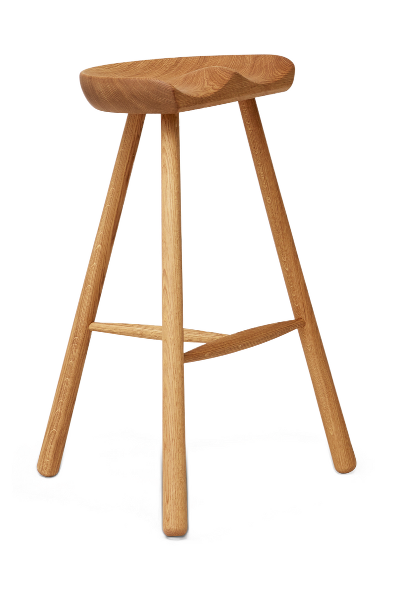Oiled Oak Counter Stool | Form & Refine Shoemaker Chair™ | Oroatrade.com