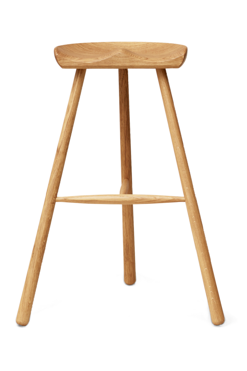 Oiled Oak Bar Stool | Form & Refine Shoemaker Chair™ | Oroatrade.com