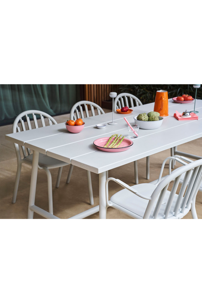 Aluminum 6-Seater Outdoor Table | Fatboy Fred | Oroatrade.com