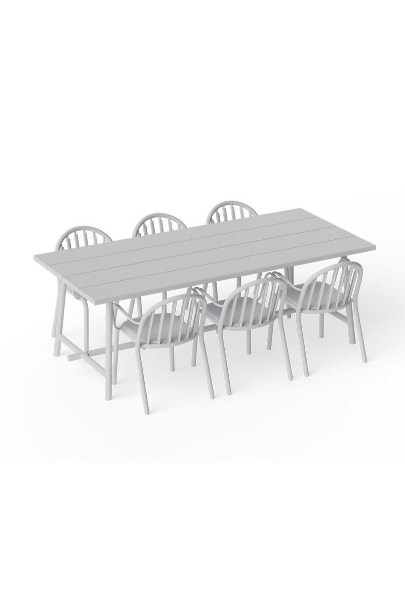 Aluminum 6-Seater Outdoor Table | Fatboy Fred | Oroatrade.com