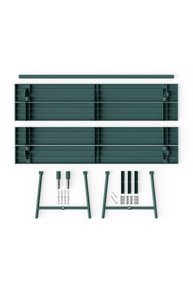 Aluminum 6-Seater Outdoor Table | Fatboy Fred | Oroatrade.com
