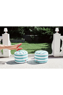 Blue Stripes Outdoor Ottoman | Fatboy Point | Oroatrade.com