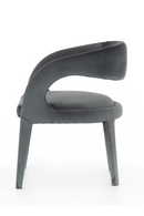 Gray Velvet Dining Chair | Four Hands Hawkins | Oroatrade.com