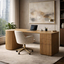 Wooden 3-Drawer Desk | Oroa Modern Albrite | Oroatrade.com