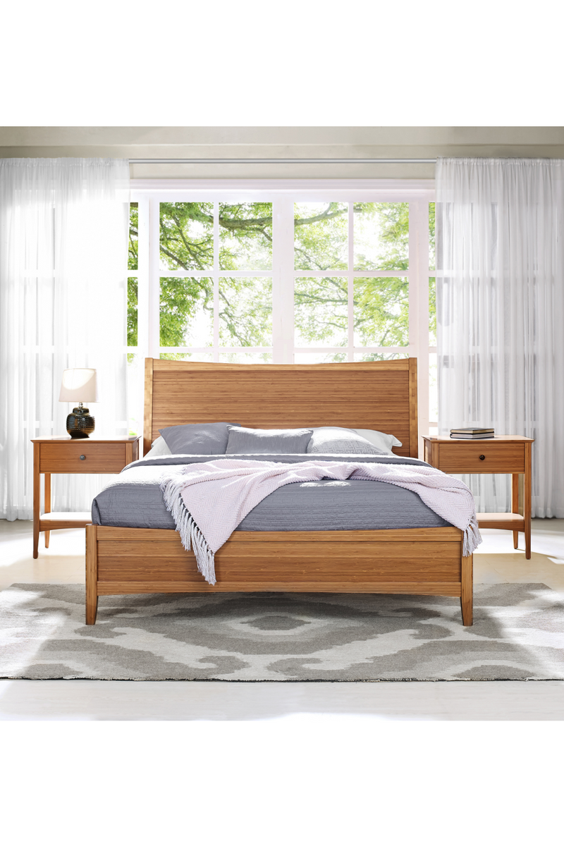 Bamboo Modern Platform Bed | Greenington Willow | Oroatrade.com