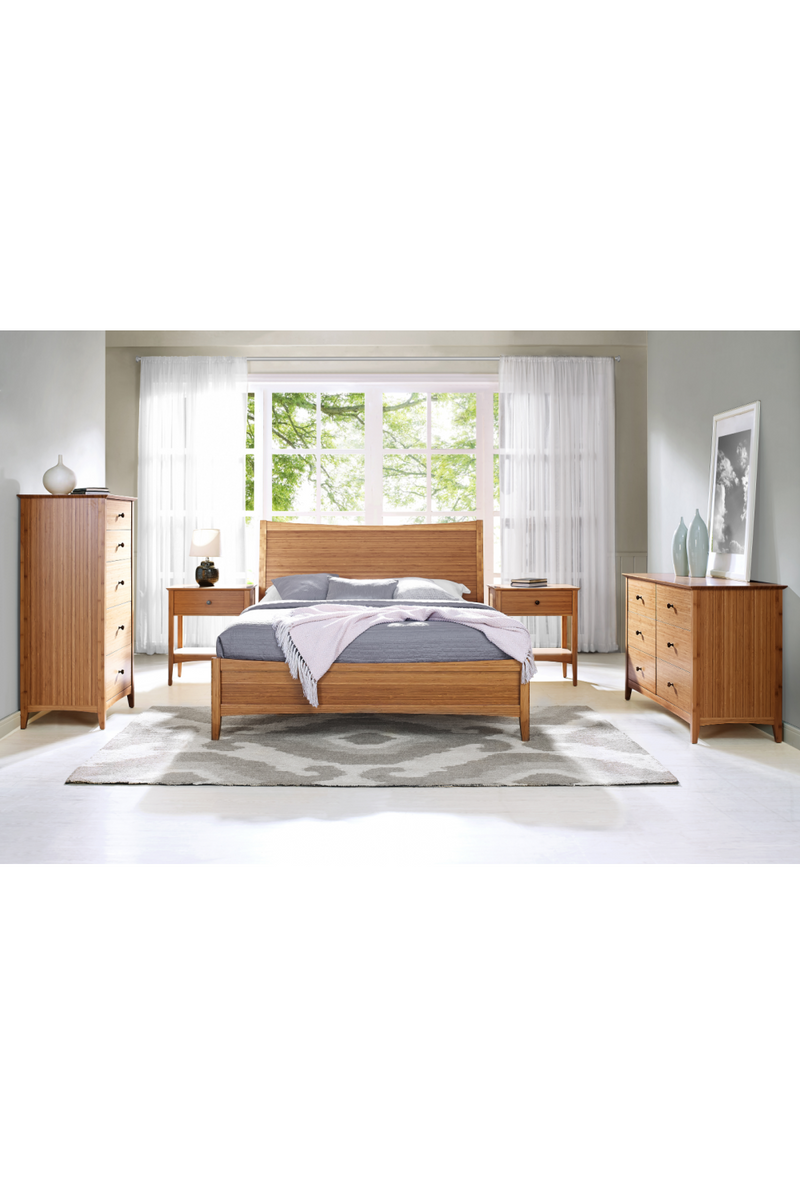 Bamboo Modern Platform Bed | Greenington Willow | Oroatrade.com