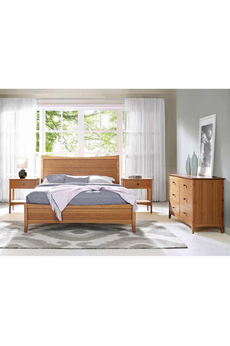 Bamboo Modern Platform Bed | Greenington Willow | Oroatrade.com