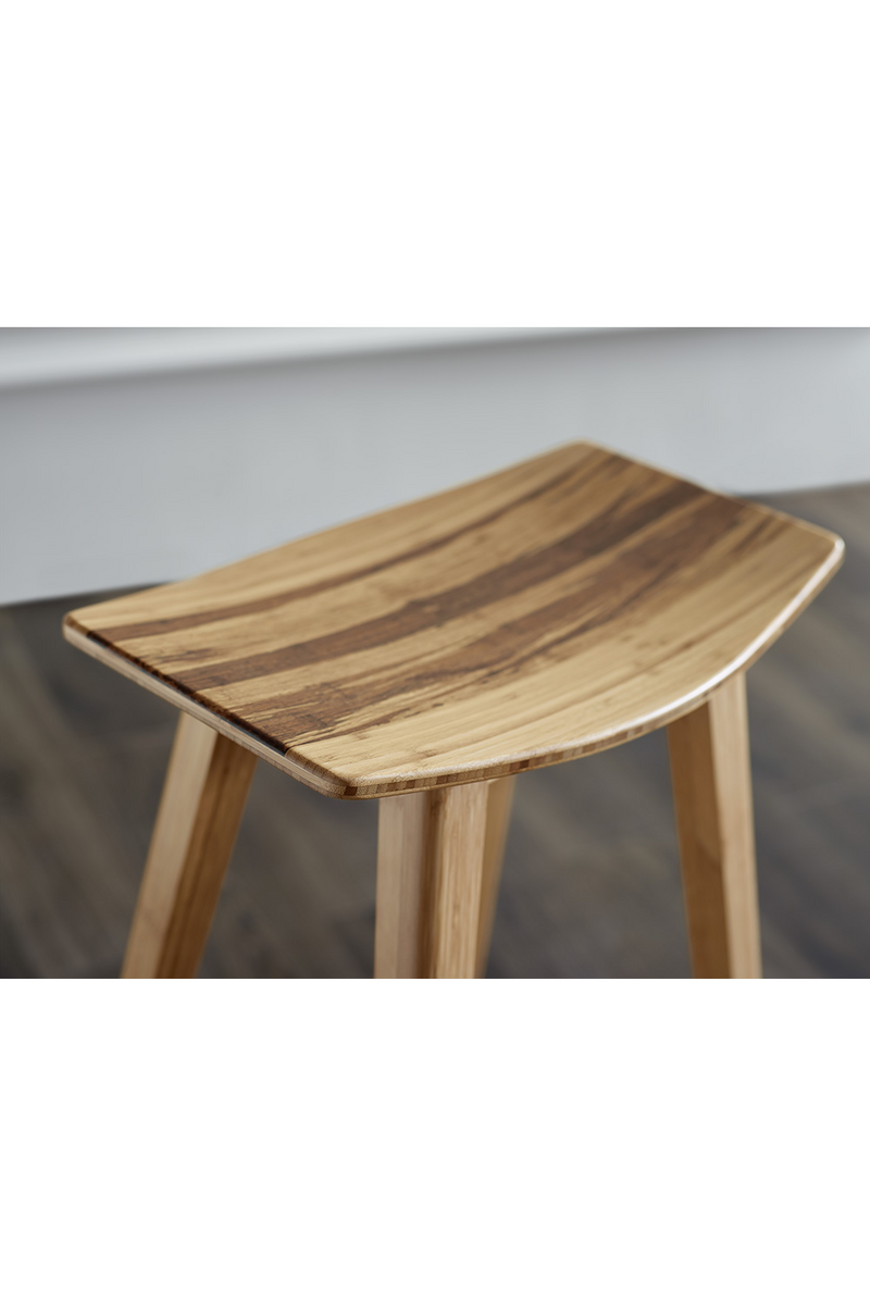 Caramelized Bamboo Counter Stools (2) | Greenington Tigris