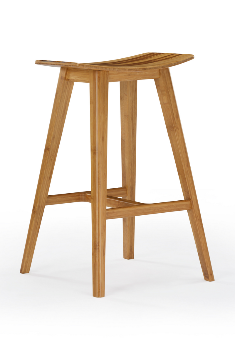 Caramelized Bamboo Counter Stools (2) | Greenington Tigris