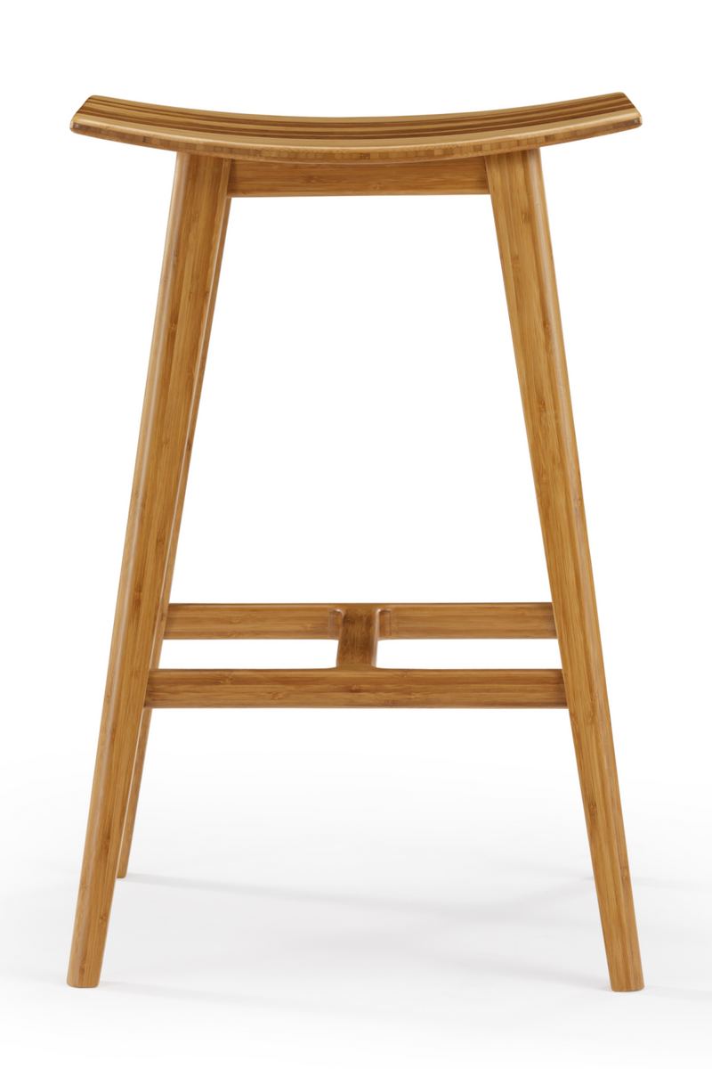 Caramelized Bamboo Counter Stools (2) | Greenington Tigris