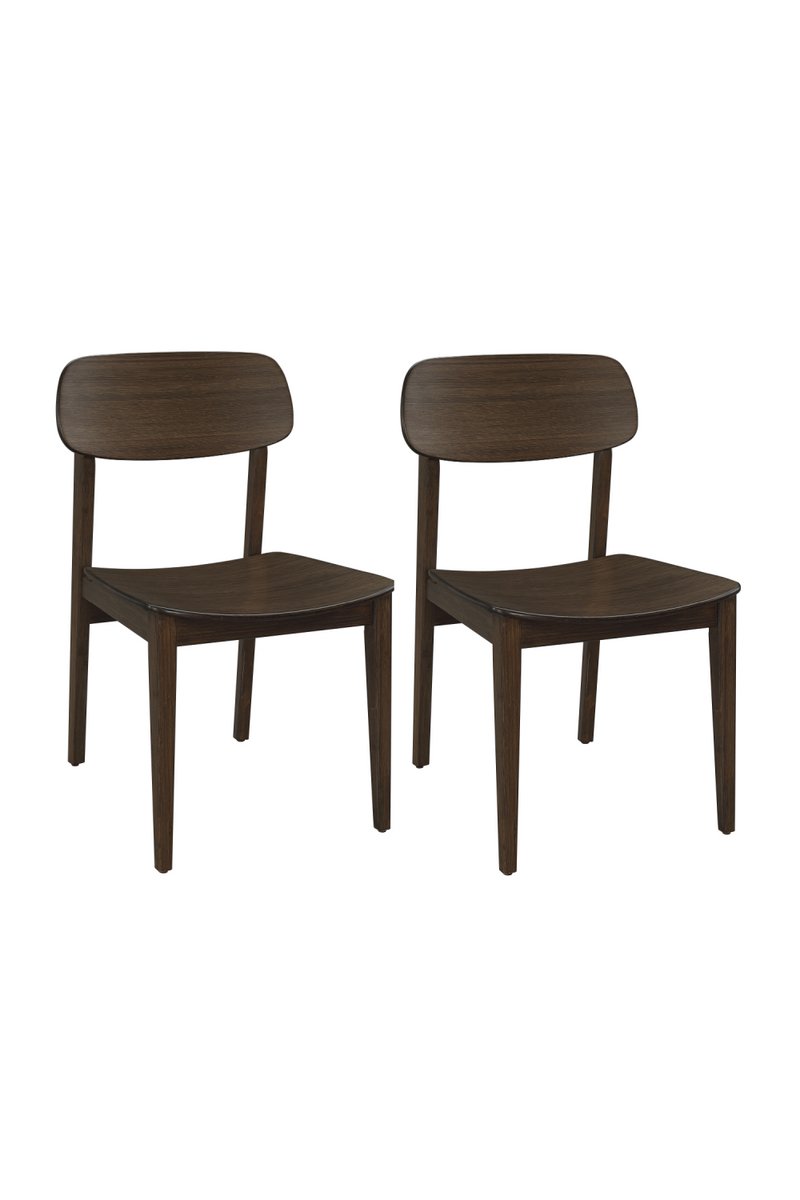 Bamboo Minimalist Dining Chair (Set of 2) | Greenington Currant | Oroatrade.com