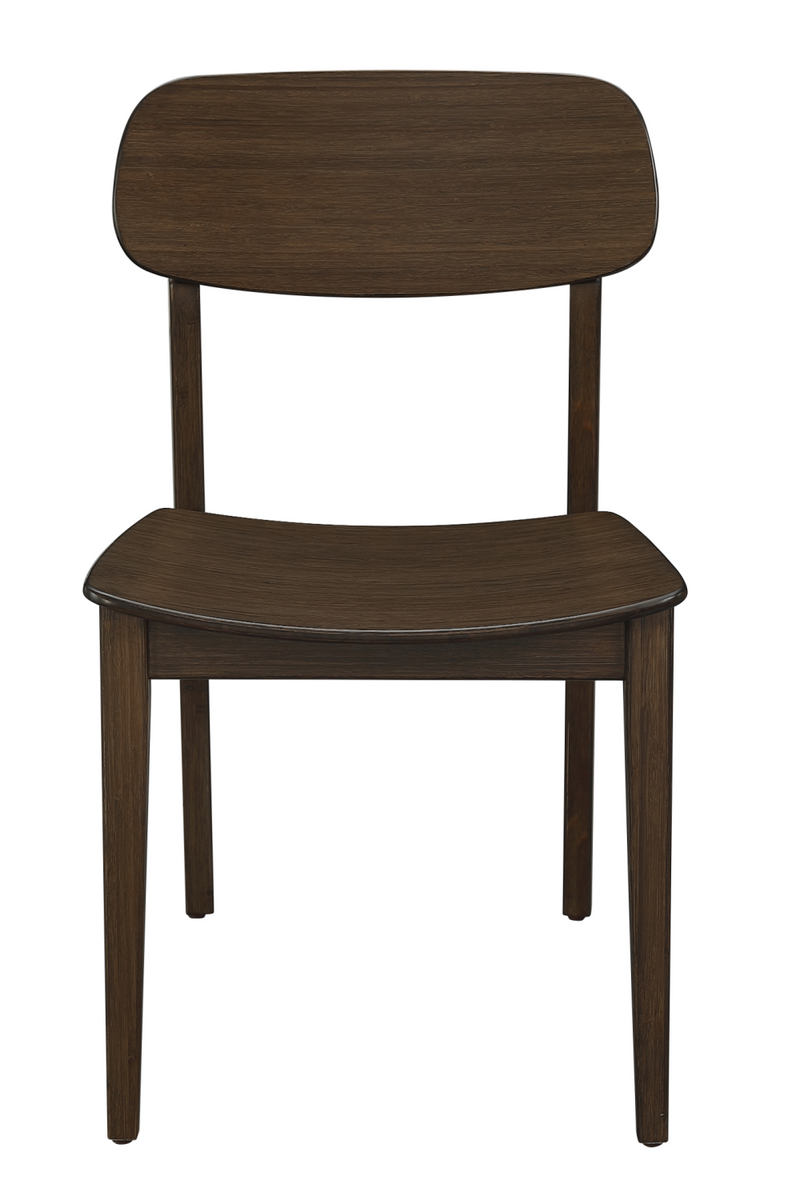 Bamboo Minimalist Dining Chair (Set of 2) | Greenington Currant | Oroatrade.com