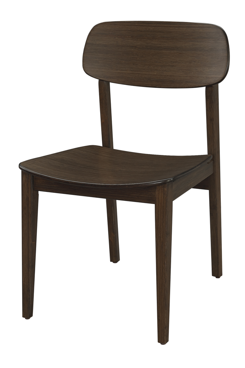 Bamboo Minimalist Dining Chair (Set of 2) | Greenington Currant | Oroatrade.com