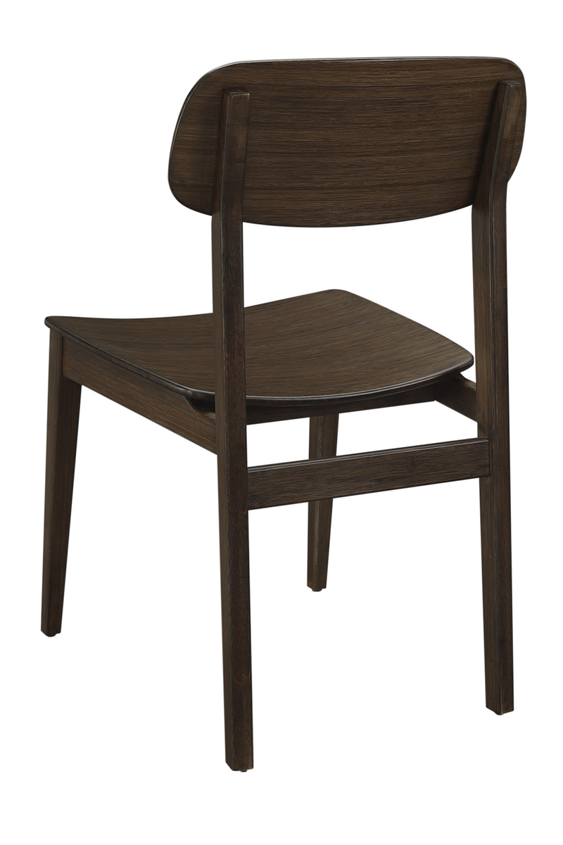 Bamboo Minimalist Dining Chair (Set of 2) | Greenington Currant | Oroatrade.com