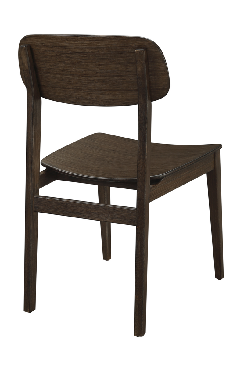 Bamboo Minimalist Dining Chair (Set of 2) | Greenington Currant | Oroatrade.com