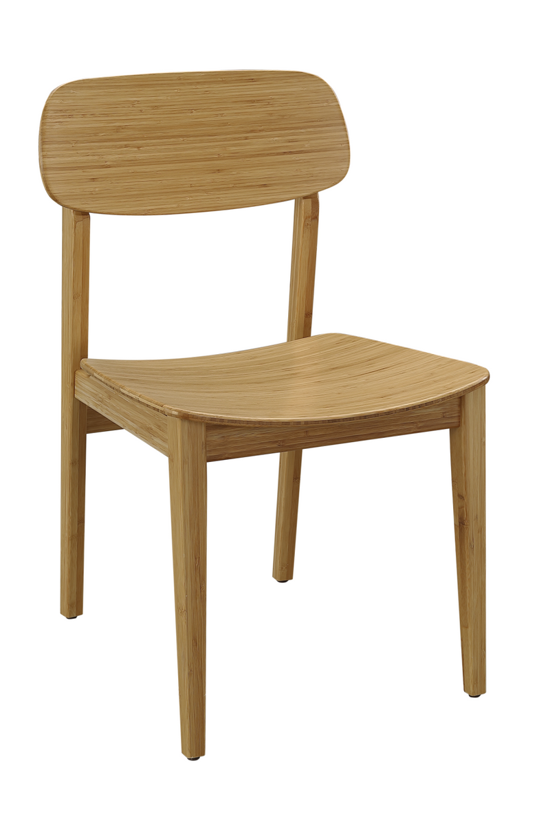 Bamboo Minimalist Dining Chair (Set of 2) | Greenington Currant | Oroatrade.com