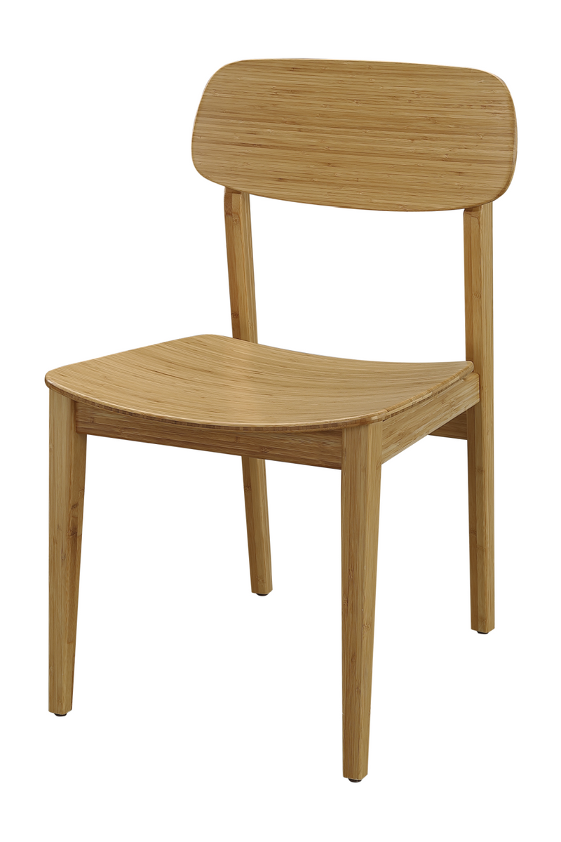 Bamboo Minimalist Dining Chair (Set of 2) | Greenington Currant | Oroatrade.com