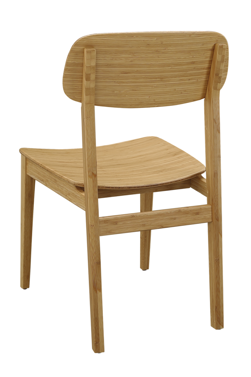 Bamboo Minimalist Dining Chair (Set of 2) | Greenington Currant | Oroatrade.com