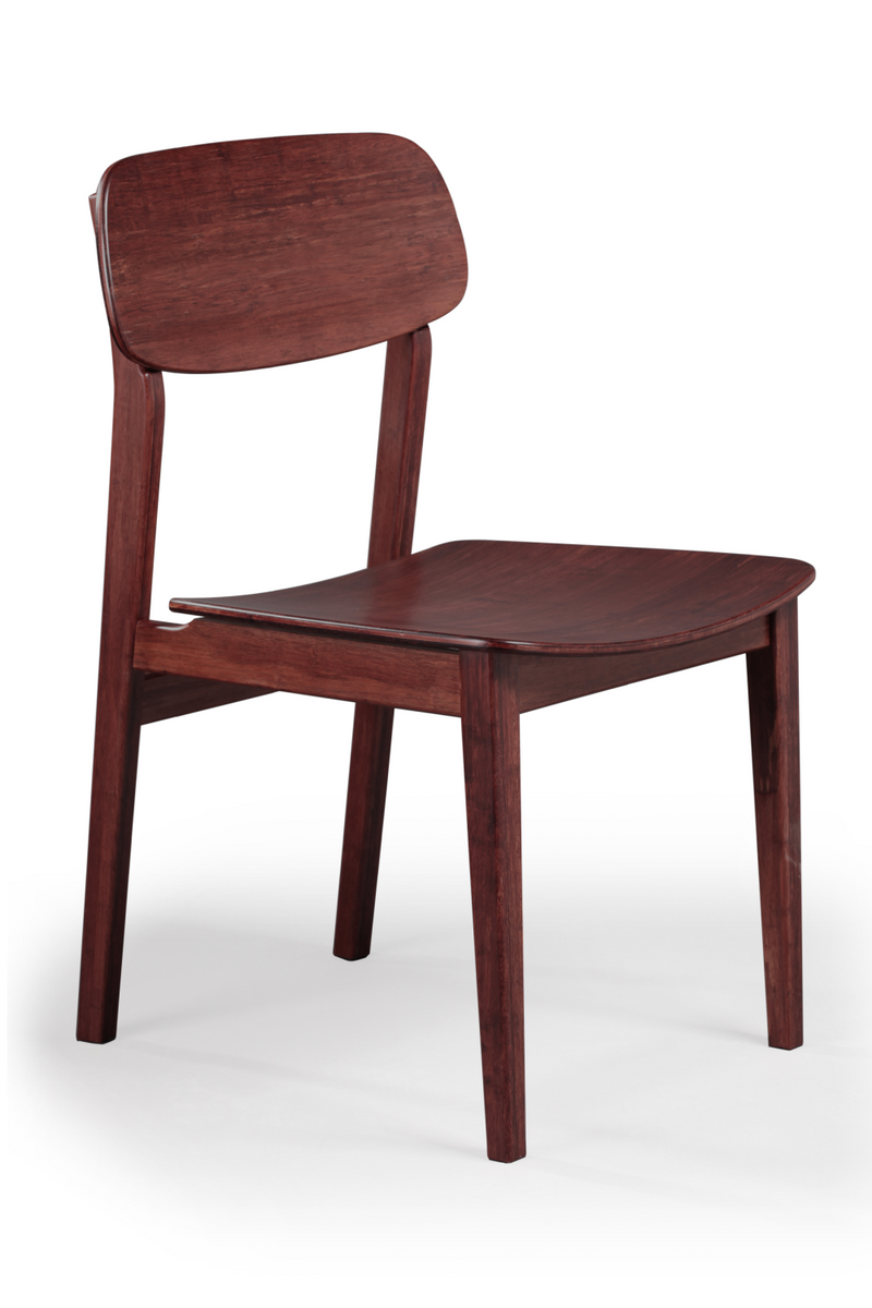 Bamboo Minimalist Dining Chair (Set of 2) | Greenington Currant | Oroatrade.com