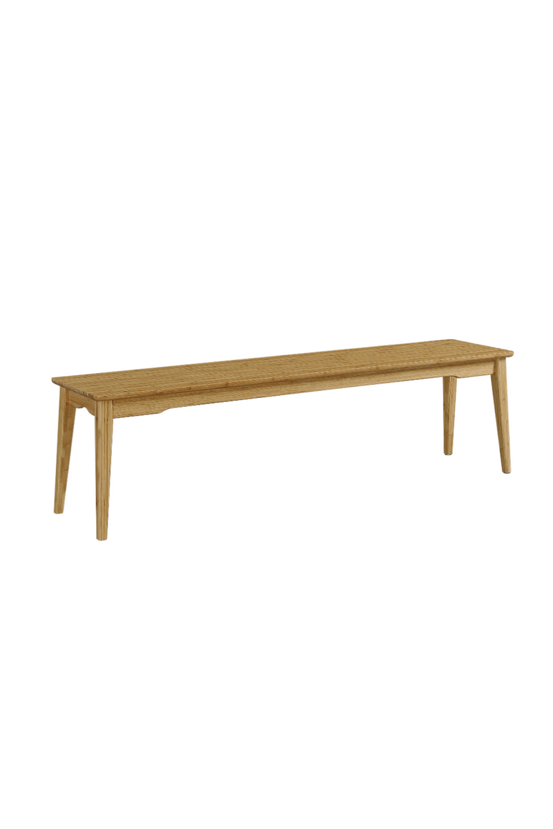 Scandinavian Bamboo Long Bench | Greenington Currant | Oroatrade.com 