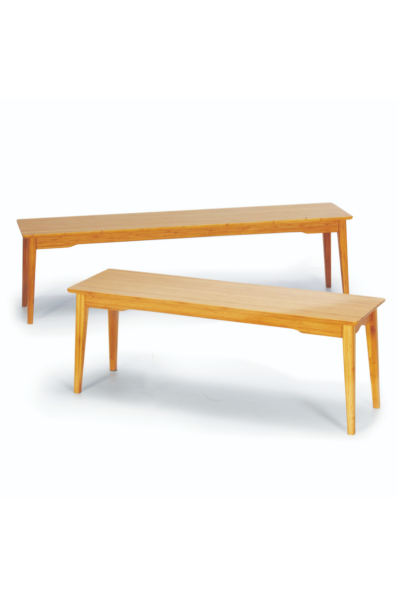 Scandinavian Bamboo Long Bench | Greenington Currant | Oroatrade.com 