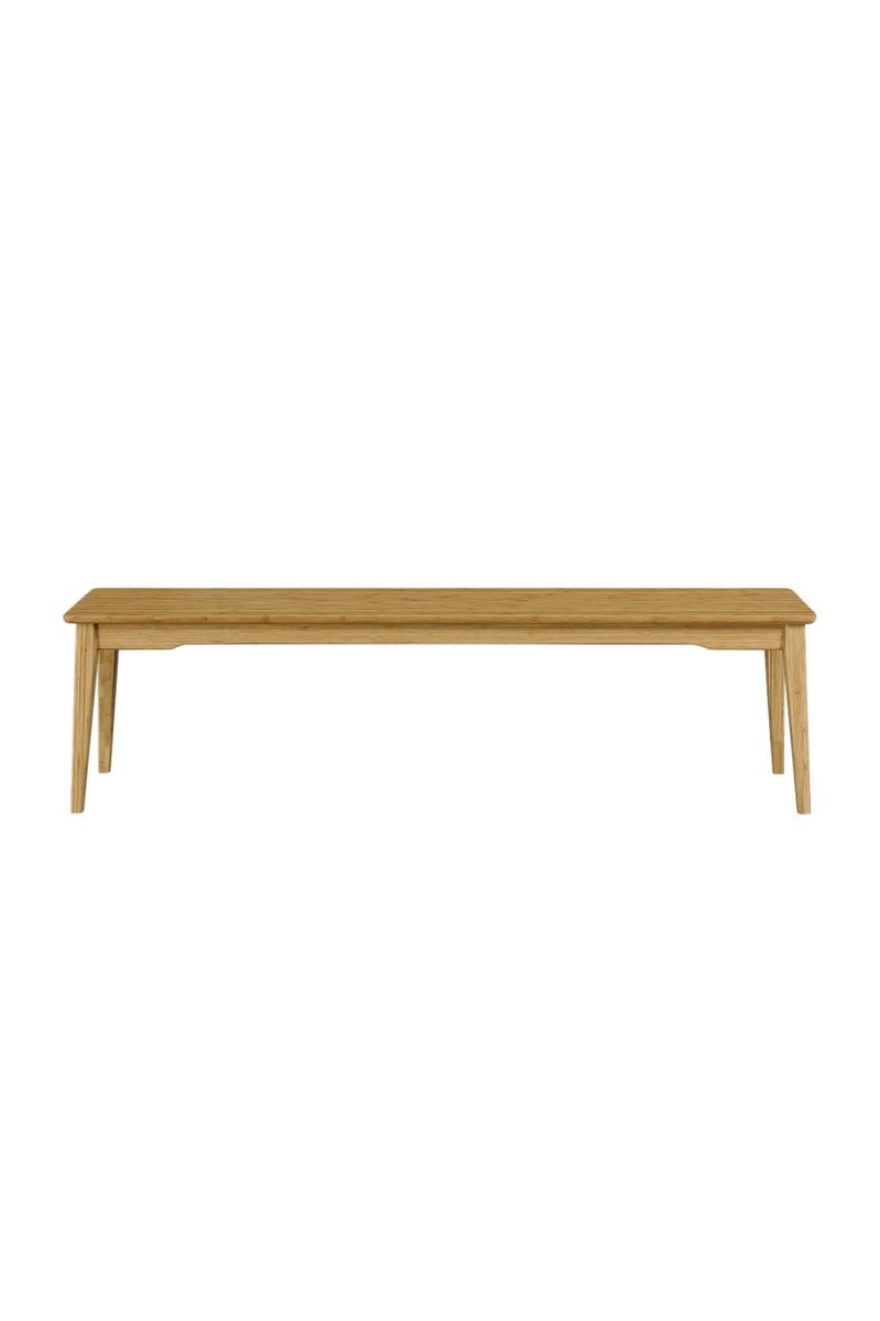 Scandinavian Bamboo Long Bench | Greenington Currant | Oroatrade.com 