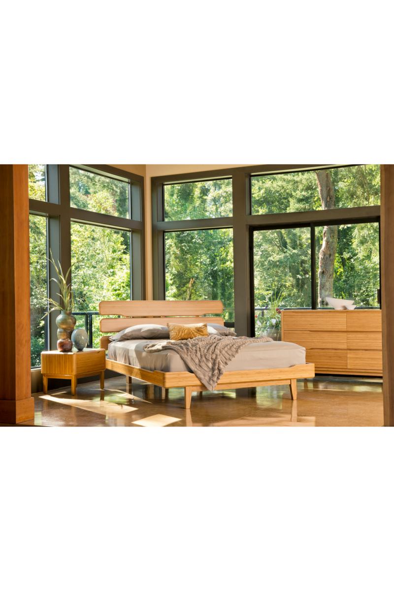 Scandinavian Platform Bed | Greenington Currant | Oroatrade.com