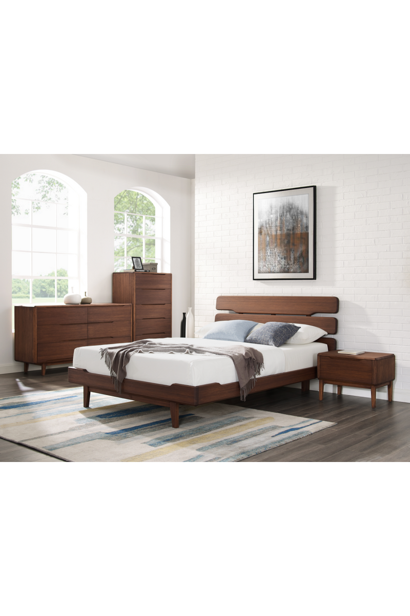 Scandinavian Platform Bed | Greenington Currant | Oroatrade.com