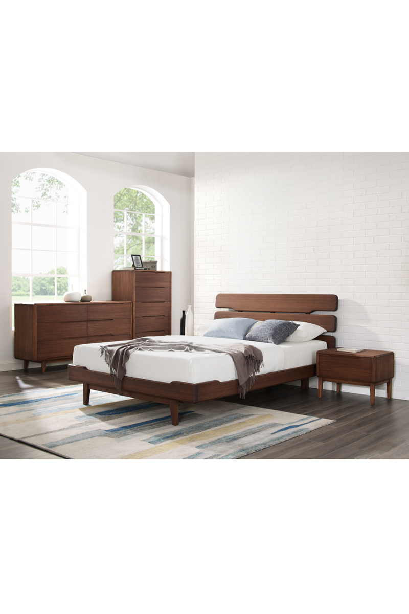 Scandinavian Platform Bed | Greenington Currant | Oroatrade.com