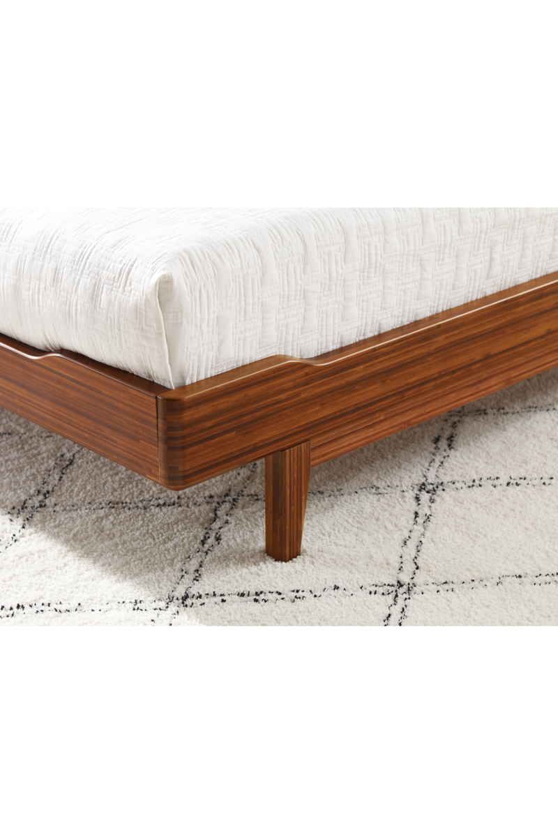 Bamboo Scandinavian Platform Bed | Greenington Currant | Oroatrade.com