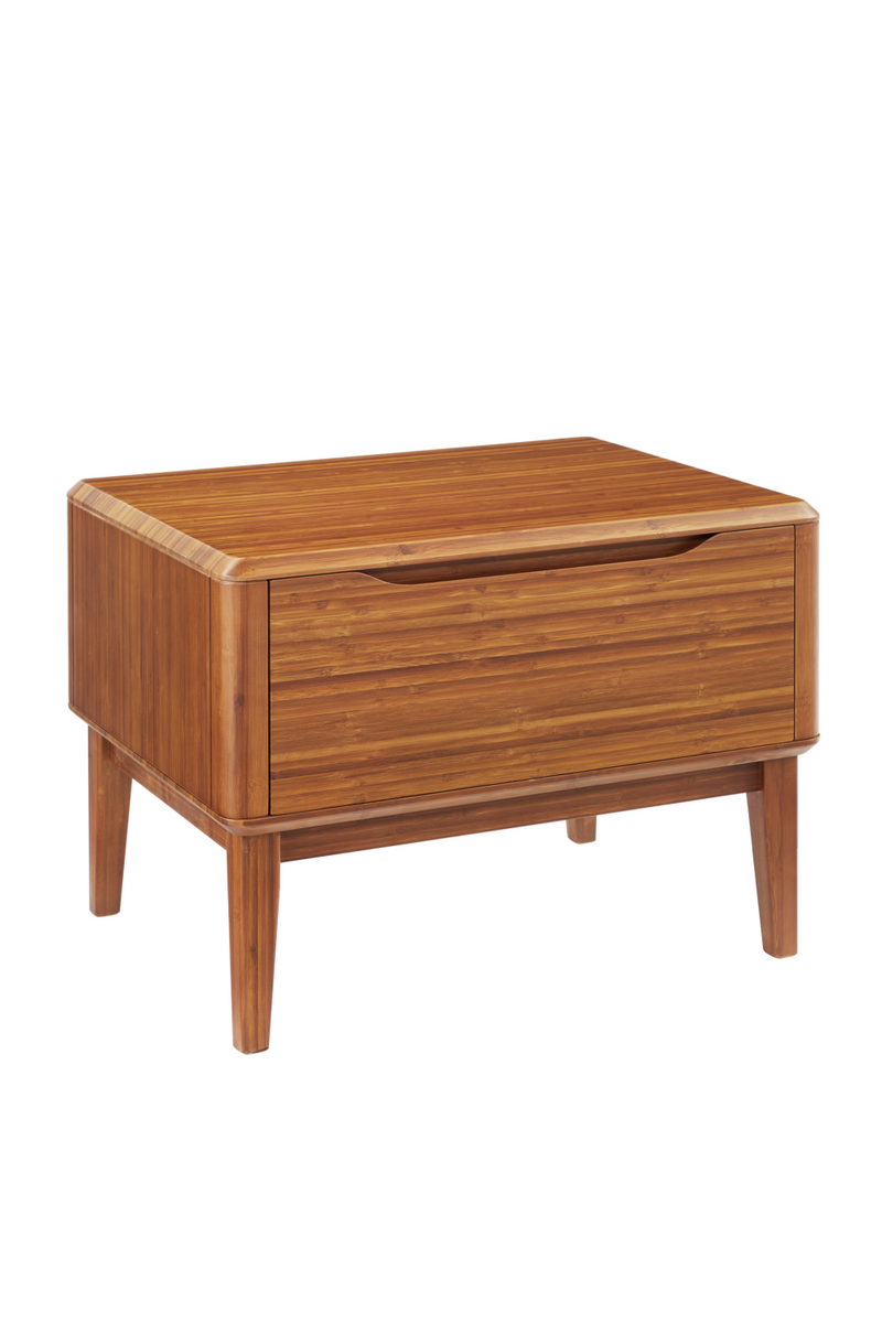 Solid Bamboo 1-Drawer Nightstand | Greenington Currant | Oroatrade.com