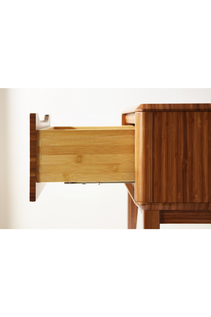 Solid Bamboo 1-Drawer Nightstand | Greenington Currant | Oroatrade.com