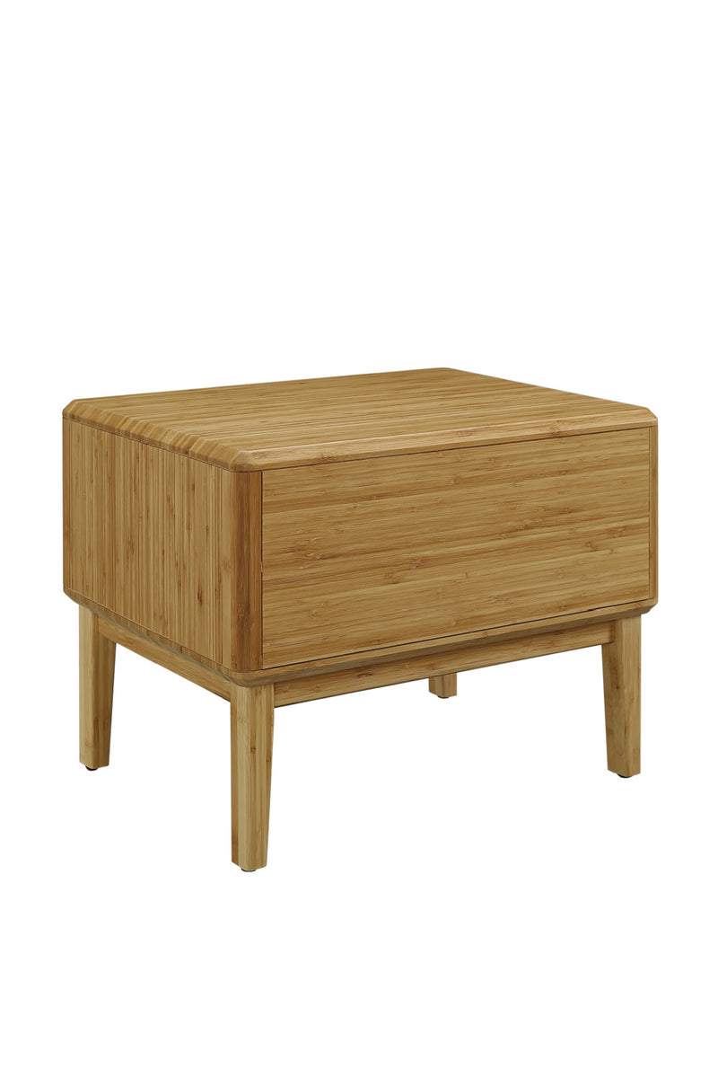 Solid Bamboo 1-Drawer Nightstand | Greenington Currant | Oroatrade.com